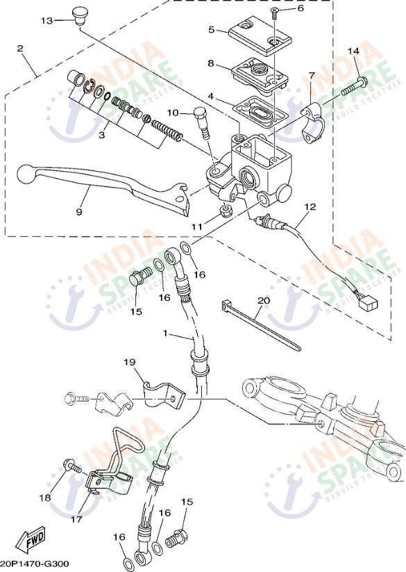 FRONT MASTER CYLINDER